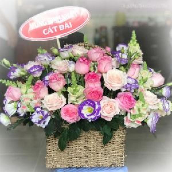 Giỏ hoa tươi BNG575