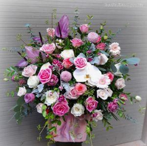 Mẫu giỏ hoa đẹp BNG571